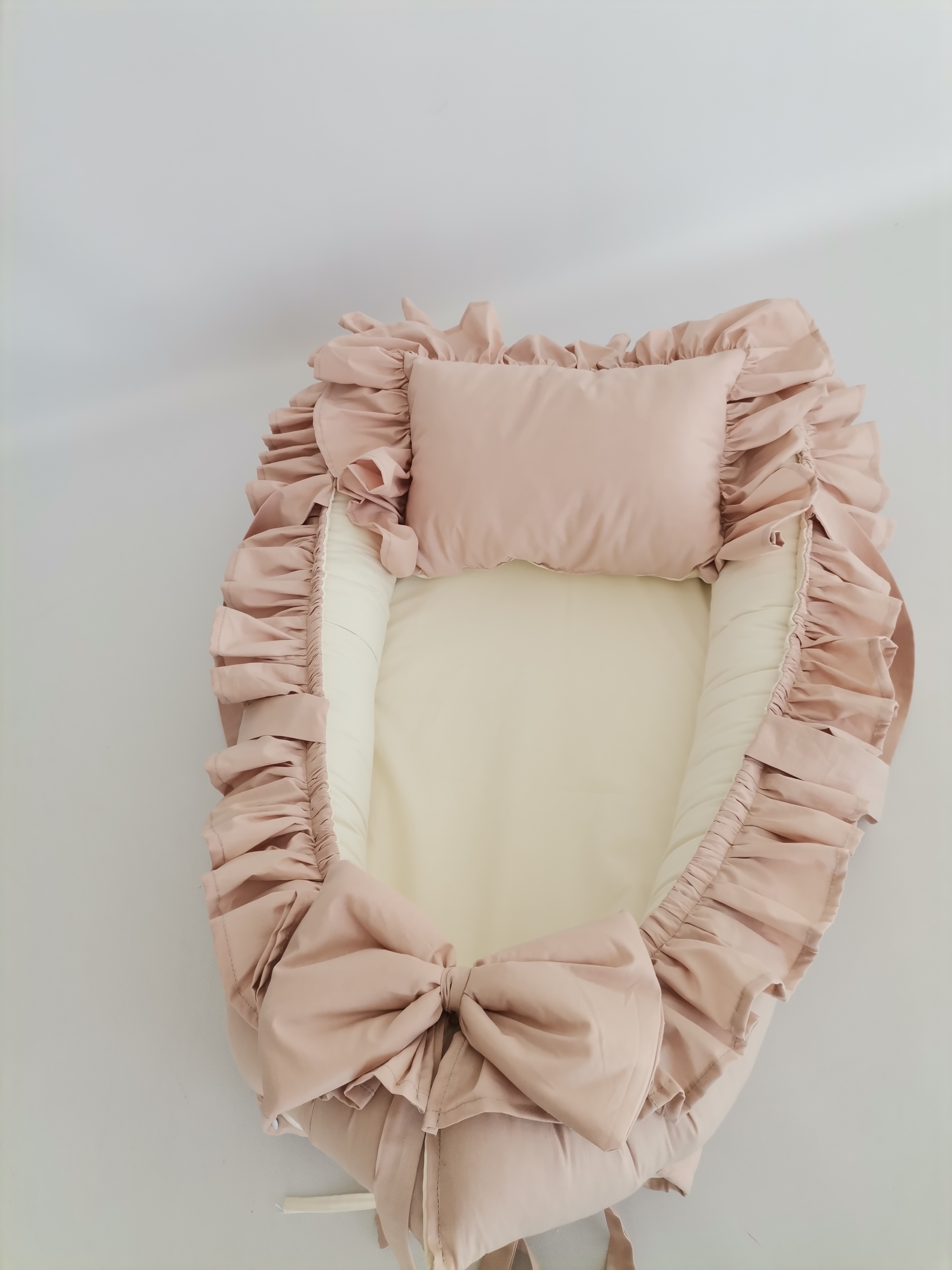 BABYNEST V10 - V3  KREM POPLİN  FIRFIRLI 