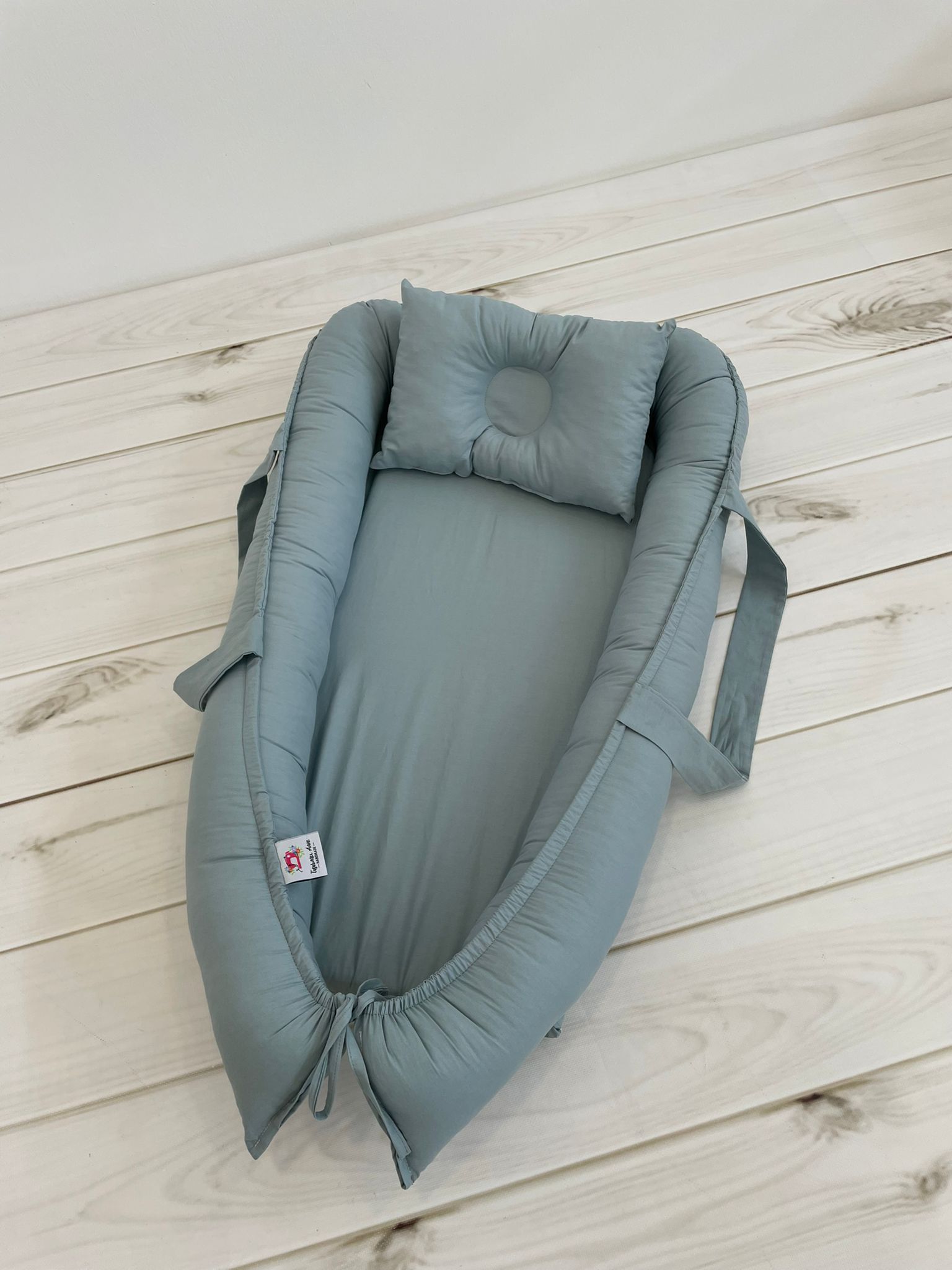 Babynest yesil poplin