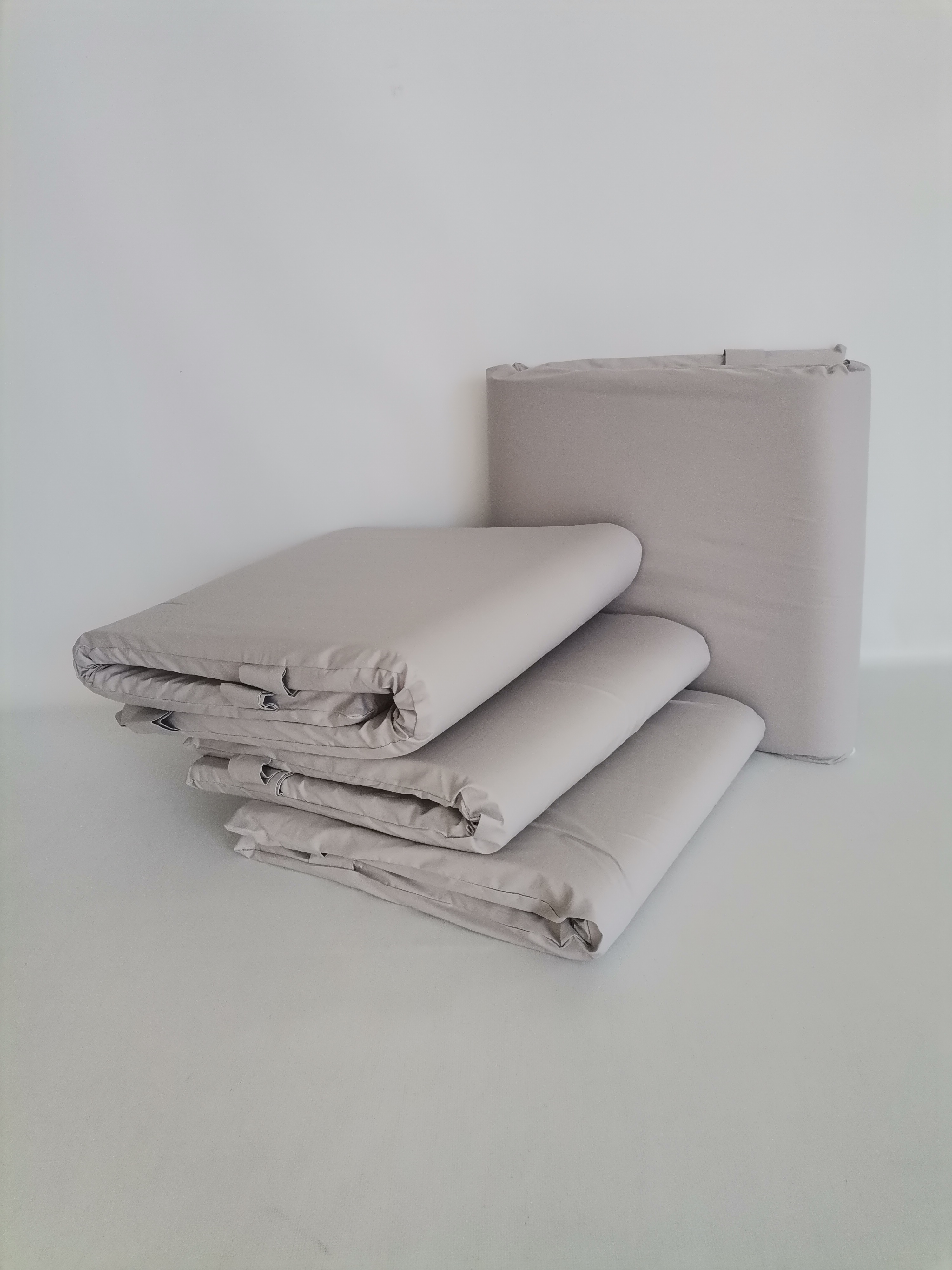 Beşik korumalığı v15 gri poplin