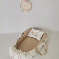 Babynest 8'li set gökkuşaklı poplin - bej poplin