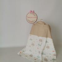 Babynest 8'li set gökkuşaklı poplin - bej poplin