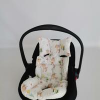 Babynest 8'li set krem örgü pike - karacalı poplin
