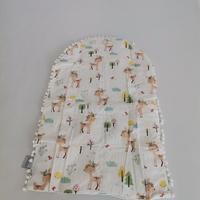 Babynest 8'li set krem örgü pike - karacalı poplin