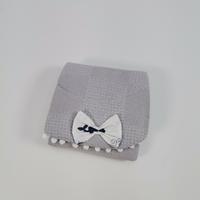 Babynest 8'li set gri waffle pike - wella denizci balinalı müslin