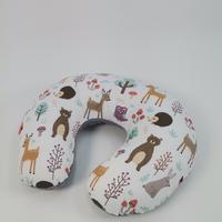 Babynest 9'lu set koyu gri waffle pike - hayvan figürlü poplin
